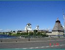Вид на Псковский кремль с Ольгинского моста